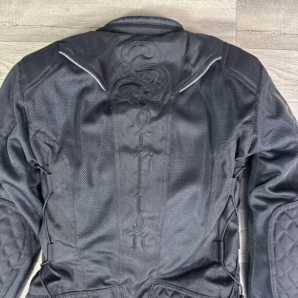 Scorpion Exo Skeletal Protection Zip Up Motorcycle Jacket sz S - Picture 8 of 12